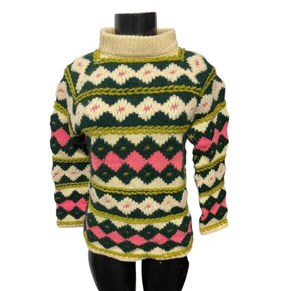Jack Winter Womens Vintage 1960s Pullover Sweater Retro Mod - Picture 1 of 11